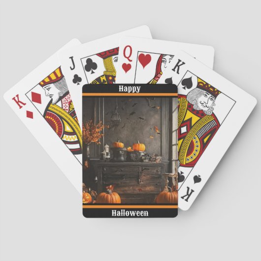 Jeu De Cartes Collection Halloween éffrayante (dos)