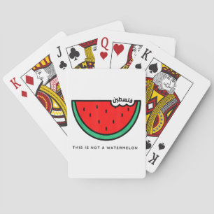 Jeu De Cartes Collection Palestine 'This is not a Watermelon'