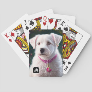Jeu De Cartes Collection Petit Chien Et Rose
