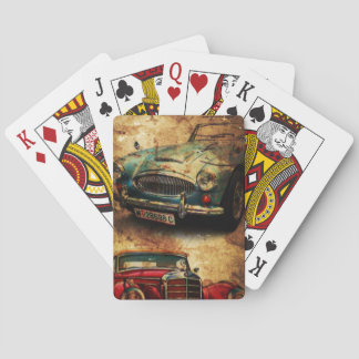 Jeu De Cartes Collector's Distressed Vintage Cars