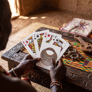 Jeu De Cartes Collier tribal africain perlé