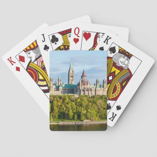 Jeu De Cartes Colline du Parlement à Ottawa - Ontario, Canada (dos)