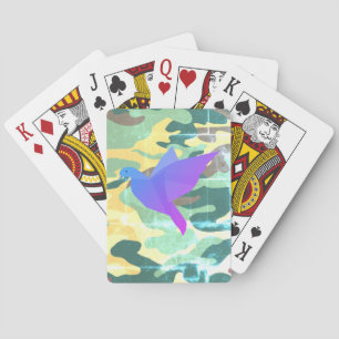 Jeu De Cartes Colombe de camouflage, Cartes de paix