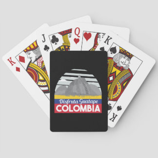 Jeu De Cartes Colombie Vintage voyage de la bande de Guatape