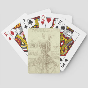 Jeu De Cartes Colonne vertébrale de l'anatomie humaine de Léonar