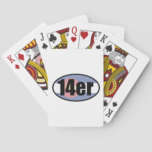 Jeu De Cartes Colorado 14ers (dos)