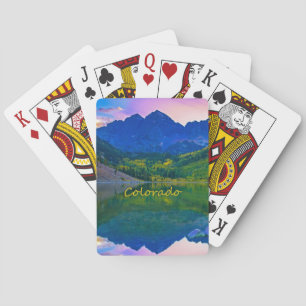 Jeu De Cartes Colorado Montagnes Rocheuses et le lac