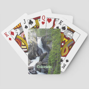 Jeu De Cartes Colorado Mountain Waterfall Carte de jeu