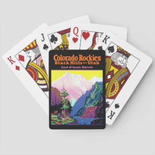 Jeu De Cartes Colorado vintage ~ Terre des merveilles Pittoresqu