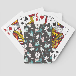 Jeu De Cartes Coloré Koala Motif mignon animal et floral