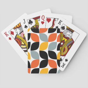 Jeu De Cartes Coloré, unique, tendance, concept de feuille urbai