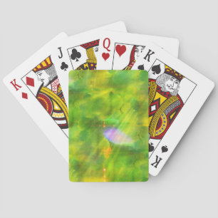 Jeu De Cartes colorez le vert sans couture d'arrière - plan,
