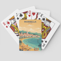 Colorful Classic Marbella Spain Travel Elegant Art