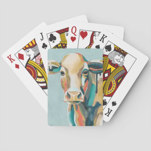 Jeu De Cartes Colorful cow (dos)