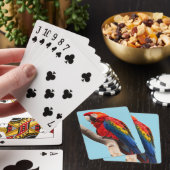 Jeu De Cartes Colorful Parrot Portrait (In Situ)