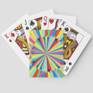 Jeu De Cartes Colorful Radial Burst