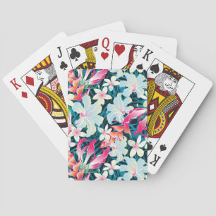 Jeu De Cartes Colorful Tropical Pattern