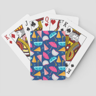 Jeu De Cartes Colorful Umbrella Pattern