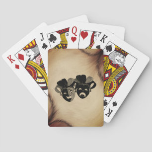Jeu De Cartes Comédie rustique et tragédie théâtrale masques Jes