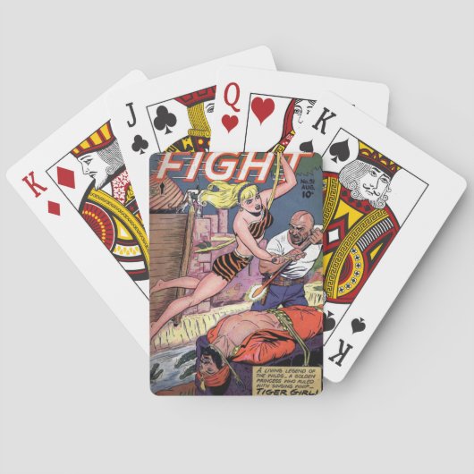 Jeu De Cartes "Comics Fight" Comic Book Lecture Cartes (dos)