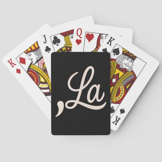 Jeu De Cartes Comma La 2024 Pour L'Élection Du Président Funny K (dos)