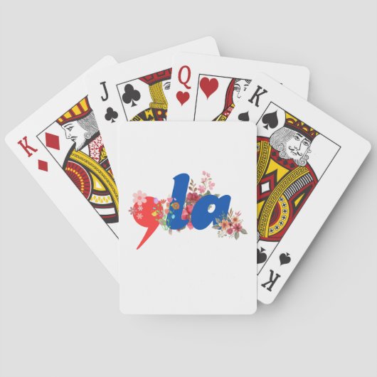 Jeu De Cartes Comma la Flowers (dos)