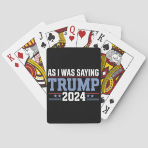 Jeu De Cartes Comme Je Le Disais Lors De L'Élection De Trump En