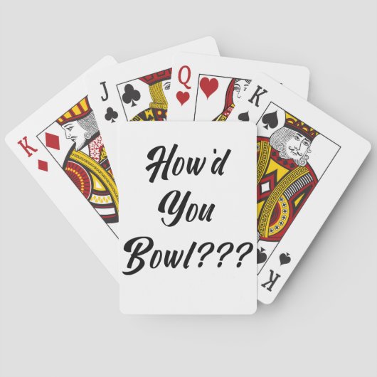 Jeu De Cartes Comment as-tu boisé ? (dos)
