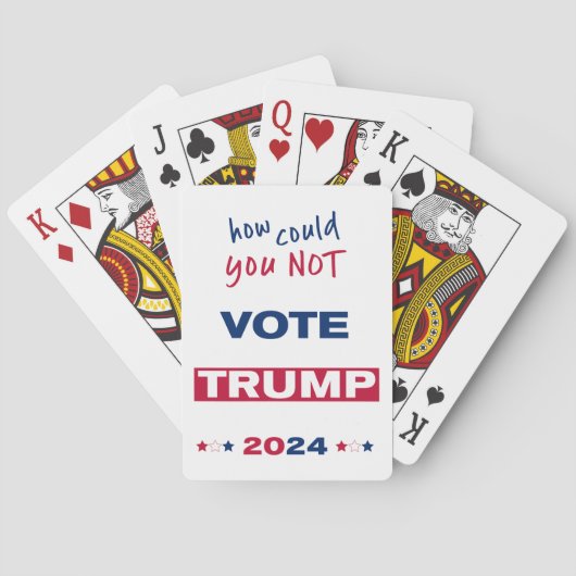 Jeu De Cartes Comment ne pas voter TRUMP 2024 (dos)