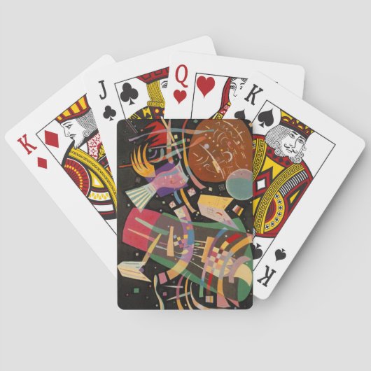 Jeu De Cartes Composition Kandinsky X Oeuvre Abstraite (dos)