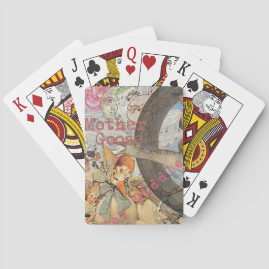 Jeu De Cartes Comptine de Mère l'Oie Conte de Fées (dos)