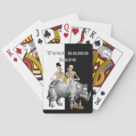 Jeu De Cartes Conception amusante de la bière (dos)