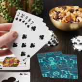 Jeu De Cartes Conception bleue nautique (In Situ)