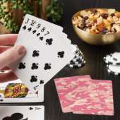 Jeu De Cartes Conception Camo Rose (In Situ)