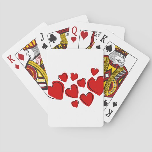 Jeu De Cartes Conception cardiaque (dos)