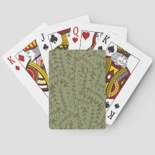 Jeu De Cartes Conception classique Art Nouveau de branche de Wil