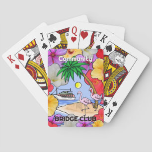 Jeu De Cartes Conception de bateau de croisière tropical personn