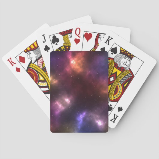 Jeu De Cartes Conception de constellations de l'espace cosmique (dos)