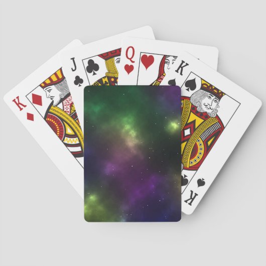 Jeu De Cartes Conception de constellations de l'espace cosmique (dos)