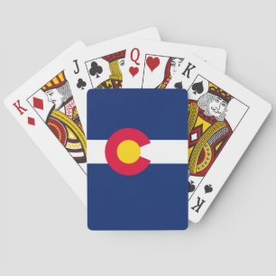 Jeu De Cartes Conception de drapeau d'état du Colorado