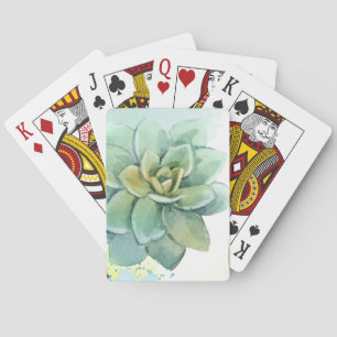 Jeu De Cartes Conception de gloire succulente sur des cartes à j