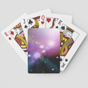 Jeu De Cartes Conception de lumière de galaxie abstraite