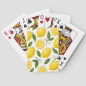Jeu De Cartes Conception de motif citron | Impression d'été frai (dos)
