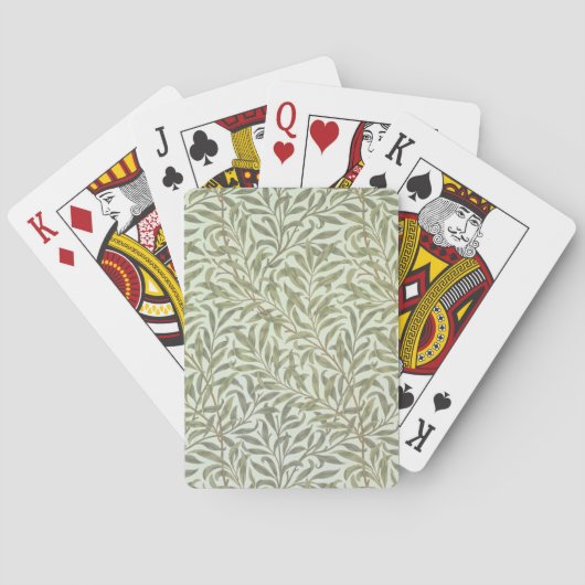 Jeu De Cartes Conception de papier peint "de branche de saule", (dos)