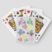 Jeu De Cartes Conception de papillons (dos)