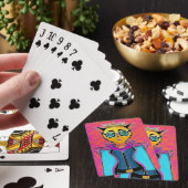 Jeu De Cartes conception de personnage félin (In Situ)