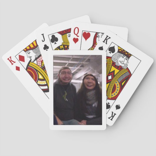 Jeu De Cartes Conception de personnages de caricatures sobres (dos)