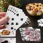 Jeu De Cartes Conception de tatouage de carpe rouge (In Situ)