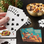 Jeu De Cartes Conception de vacances à la plage de gnome de styl (In Situ)