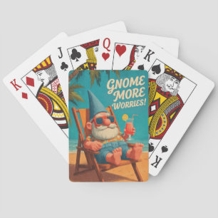 Jeu De Cartes Conception de vacances à la plage de gnome de styl